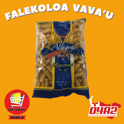 Macaroni - "PICK UP FROM Z&F HANGA KI POUONO, NEIAFU VAVA'U"