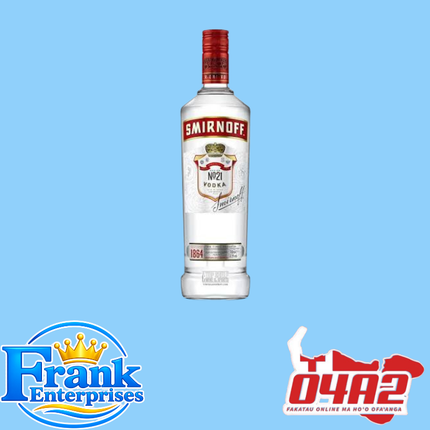 Smirnoff 1L - “PICK UP FROM FRANK ENTERPRISE LTD, MA’UFANGA”