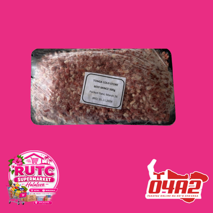 Beef Mince 500g - “PICK UP FROM RUTC SUPERMARKET, HALALEVA”