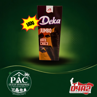 Deka Jumbo Dark Choco 140g - "PICK UP FROM PAC OCEAN ENTERPRISE STORE in PANTAGATA"