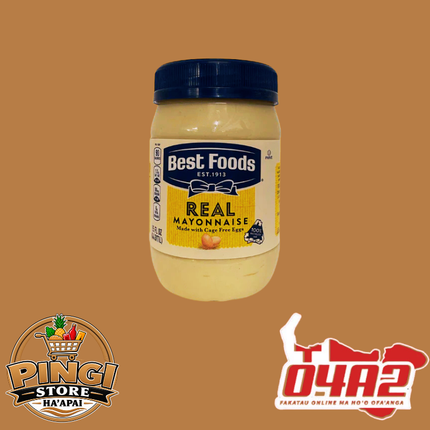 Best Food Mayonnaise 443ml - “PICK UP FROM PINGI STORE, HA’APAI”