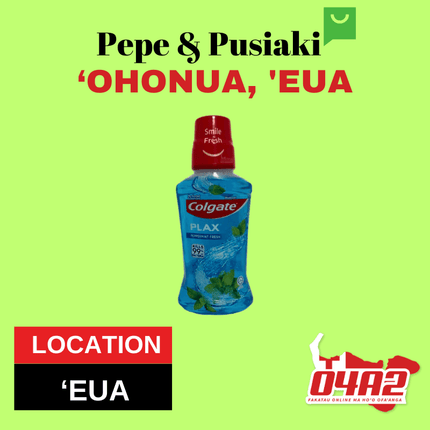 Colgate 250g - "PICK UP FROM PEPE & PUSIAKI, 'OHONUA, 'EUA"