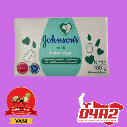 Johnson’s Baby Soap (Koa Kaukau) 100g - "PICK UP FROM GOLDEN STAR, VAINI TONGATAPU"