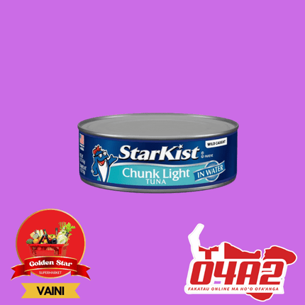 Starkist Chunk Light Tuna - "PICK UP FROM GOLDEN STAR, VAINI TONGATAPU"