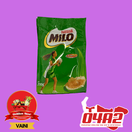Nestlé Milo 200g - "PICK UP FROM GOLDEN STAR, VAINI TONGATAPU"