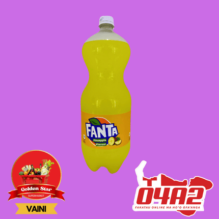 Hina Inu Fanta Pineapple 2L - "PICK UP FROM GOLDEN STAR, VAINI TONGATAPU"