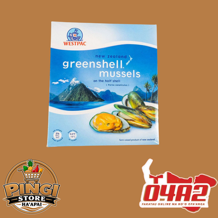 Green Shell Mussel 1kg - “PICK UP FROM PINGI STORE, HA'APAI"