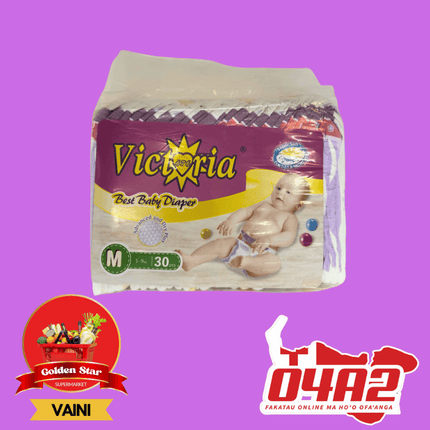 Victoria Diaper Medium - "PICK UP FROM GOLDEN STAR, VAINI TONGATAPU"