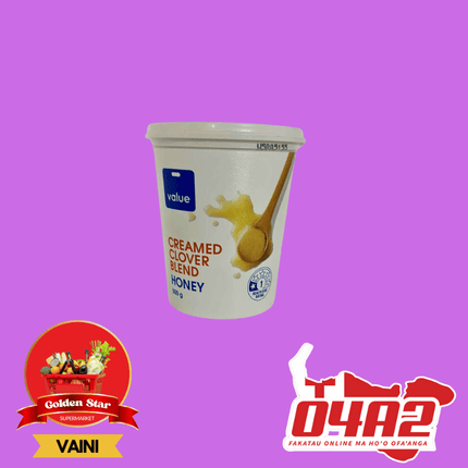 Cream Clover Blend Honey500g - "PICK UP FROM GOLDEN STAR, VAINI TONGATAPU"
