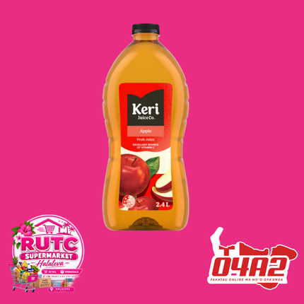 Keri Apple Juice 2.4Ltr - “PICK UP FROM RUTC SUPERMARKET, HALALEVA”