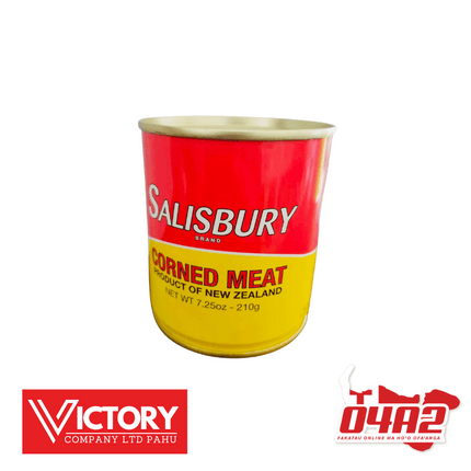 Salisbury Corn Beef 210g Kapapulu - "PICK UP FROM VICTORY SUPERMARKET & WHOLESALE, PAHU"