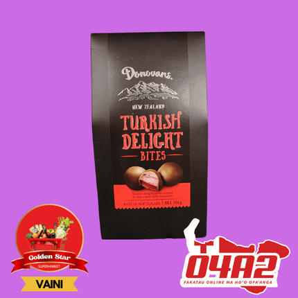 Donovans Turkish Delight Bites Pa Lole - "PICK UP FROM GOLDEN STAR, VAINI TONGATAPU"