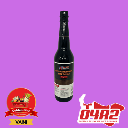 Superior Mushroom Soy Sauce - "PICK UP FROM GOLDEN STAR, VAINI TONGATAPU"