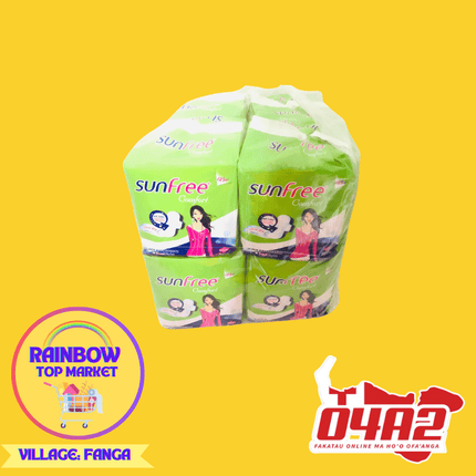 Packet of Sunfree Pads - "PICK UP FROM RAINBOW TOP MARKET IN FANGA"