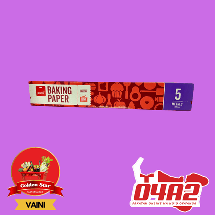 Baking Paper 300mm - "PICK UP FROM GOLDEN STAR, VAINI TONGATAPU"