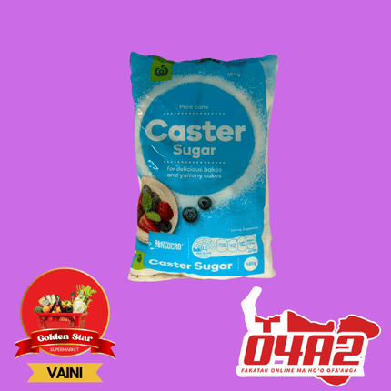 Caster Sugar 500g - "PICK UP FROM GOLDEN STAR, VAINI TONGATAPU"