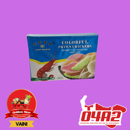 Colourful Prawn Cracker’s - "PICK UP FROM GOLDEN STAR, VAINI TONGATAPU"