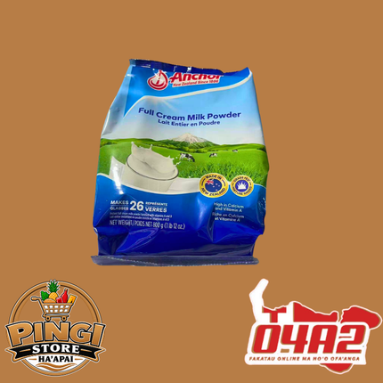 Anchor Milk Powder 800g - "PICK UP FROM PINGI STORE, HA'APAI"