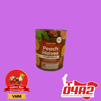 Pear Halves 825g - "PICK UP FROM GOLDEN STAR, VAINI TONGATAPU"