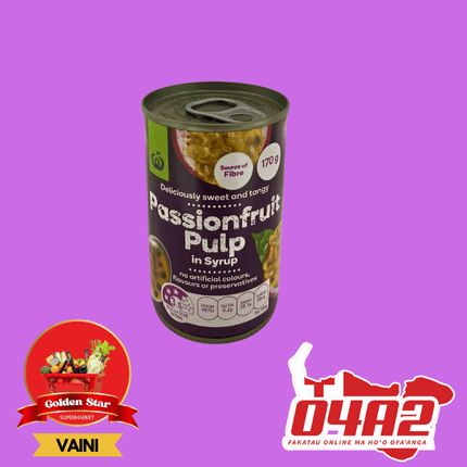 Passionfruit Pulp 170g - "PICK UP FROM GOLDEN STAR, VAINI TONGATAPU"