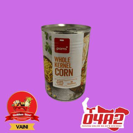 Whole Kernel Corn - "PICK UP FROM GOLDEN STAR, VAINI TONGATAPU"
