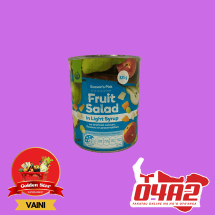 Fruit Salad 825g - "PICK UP FROM GOLDEN STAR, VAINI TONGATAPU"