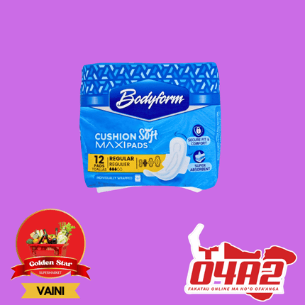 Motesi Bodyform 12 Pads - "PICK UP FROM GOLDEN STAR, VAINI TONGATAPU"