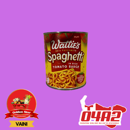 Spaghetti 820g - "PICK UP FROM GOLDEN STAR, VAINI TONGATAPU"