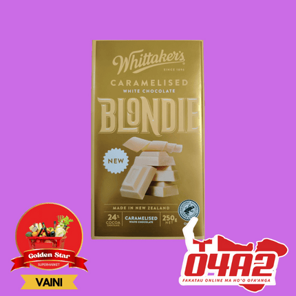 Caramelized White Chocolate Blondie Whittaker Pa Lole - "PICK UP FROM GOLDEN STAR, VAINI TONGATAPU"