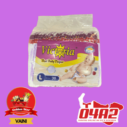 Victoria Diaper Large - "PICK UP FROM GOLDEN STAR, VAINI TONGATAPU"