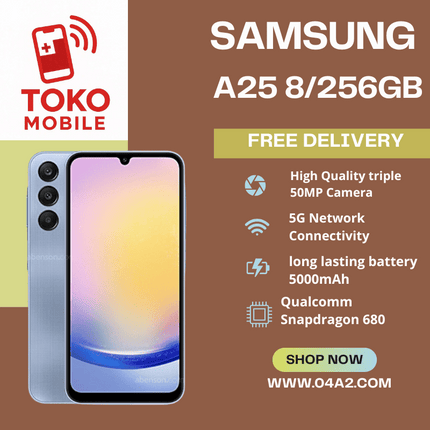 Samsung A25 8/128GB - “Free Delivery by Toko Mobile”