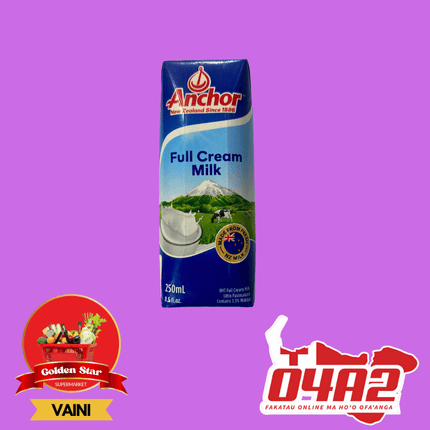 Full Cream Milk 250ml (Out of Stock) - "PICK UP FROM GOLDEN STAR, VAINI TONGATAPU"