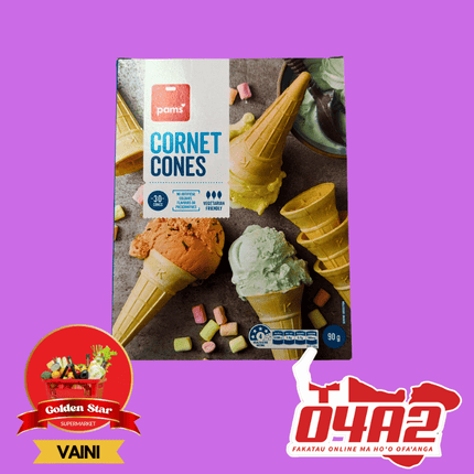 Pams Cornet Cones - "PICK UP FROM GOLDEN STAR, VAINI TONGATAPU"