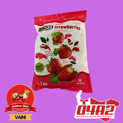 Frozen Strawberries - "PICK UP FROM GOLDEN STAR, VAINI TONGATAPU"