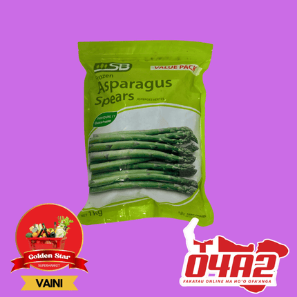 Frozen Asparagus Spears - "PICK UP FROM GOLDEN STAR, VAINI TONGATAPU"