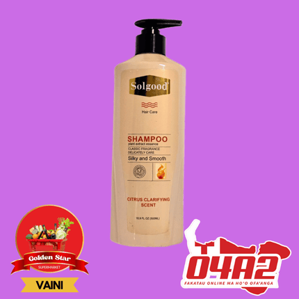 Solgood Hair Care Shampoo 500ml - "PICK UP FROM GOLDEN STAR, VAINI TONGATAPU"