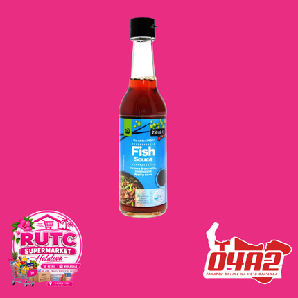 Fish Sauce 250ml - “PICK UP FROM RUTC SUPERMARKET, HALALEVA”