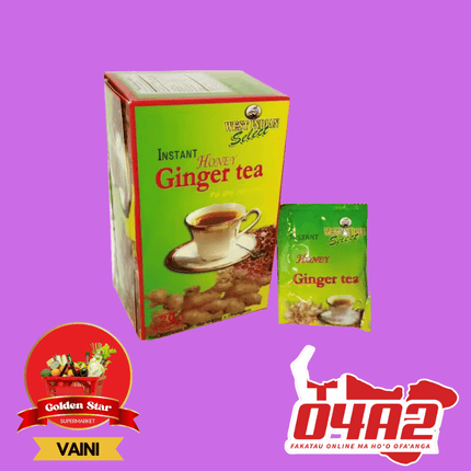 Instant Honey Ginger Tea - "PICK UP FROM GOLDEN STAR, VAINI TONGATAPU"