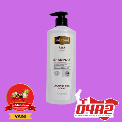 Solgood Hair Care Shampoo 500ml - "PICK UP FROM GOLDEN STAR, VAINI TONGATAPU"