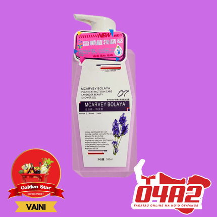 Shower Gel 500ml - "PICK UP FROM GOLDEN STAR, VAINI TONGATAPU"