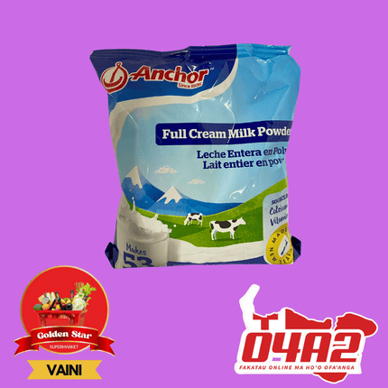 Anchor Full Cream Milk Powder 1.6Kg - "PICK UP FROM GOLDEN STAR, VAINI TONGATAPU"