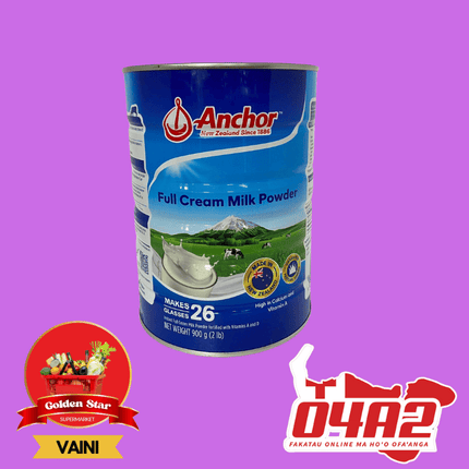 Anchor Lait Entier en Poudre 300g - "PICK UP FROM GOLDEN STAR, VAINI TONGATAPU"