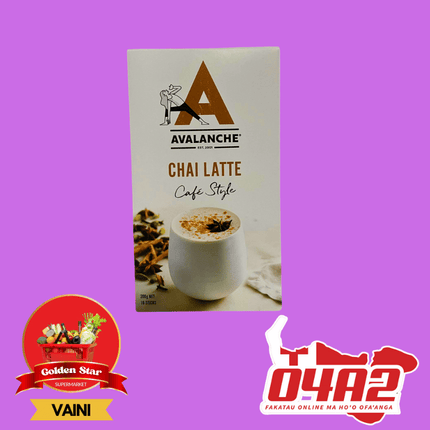 Avalanche Chai Latte Cafe Style 200g - "PICK UP FROM GOLDEN STAR, VAINI TONGATAPU"