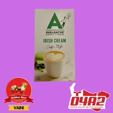 Avalanche Irish Cream Cafe Style 160g - "PICK UP FROM GOLDEN STAR, VAINI TONGATAPU"