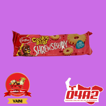 Cookie Bear Shrewsbury 200g - "PICK UP FROM GOLDEN STAR, VAINI TONGATAPU"