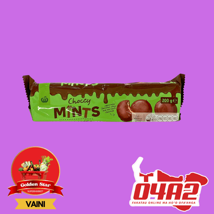 Choccy MINTS 200g - "PICK UP FROM GOLDEN STAR, VAINI TONGATAPU"
