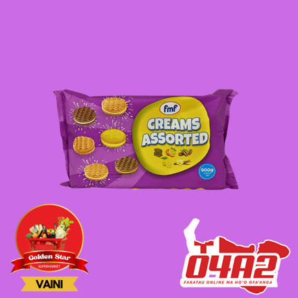 FmF Creams Assorted 500g - "PICK UP FROM GOLDEN STAR, VAINI TONGATAPU"
