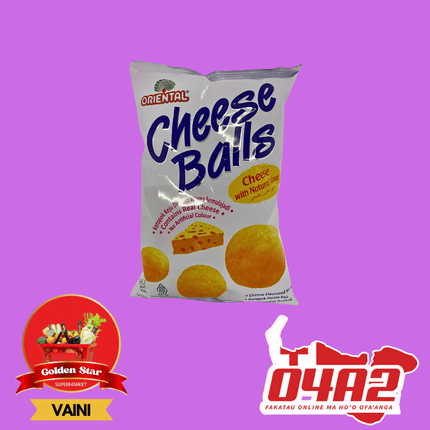 Cheese Balls Cheese Flavor Medium - "PICK UP FROM GOLDEN STAR, VAINI TONGATAPU"