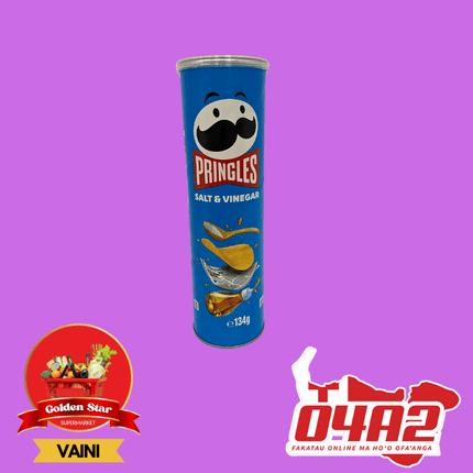 Pringles Salt & Vinegar 340g - "PICK UP FROM GOLDEN STAR, VAINI TONGATAPU"