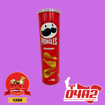 Pringles Original Flavor 134g - "PICK UP FROM GOLDEN STAR, VAINI TONGATAPU"